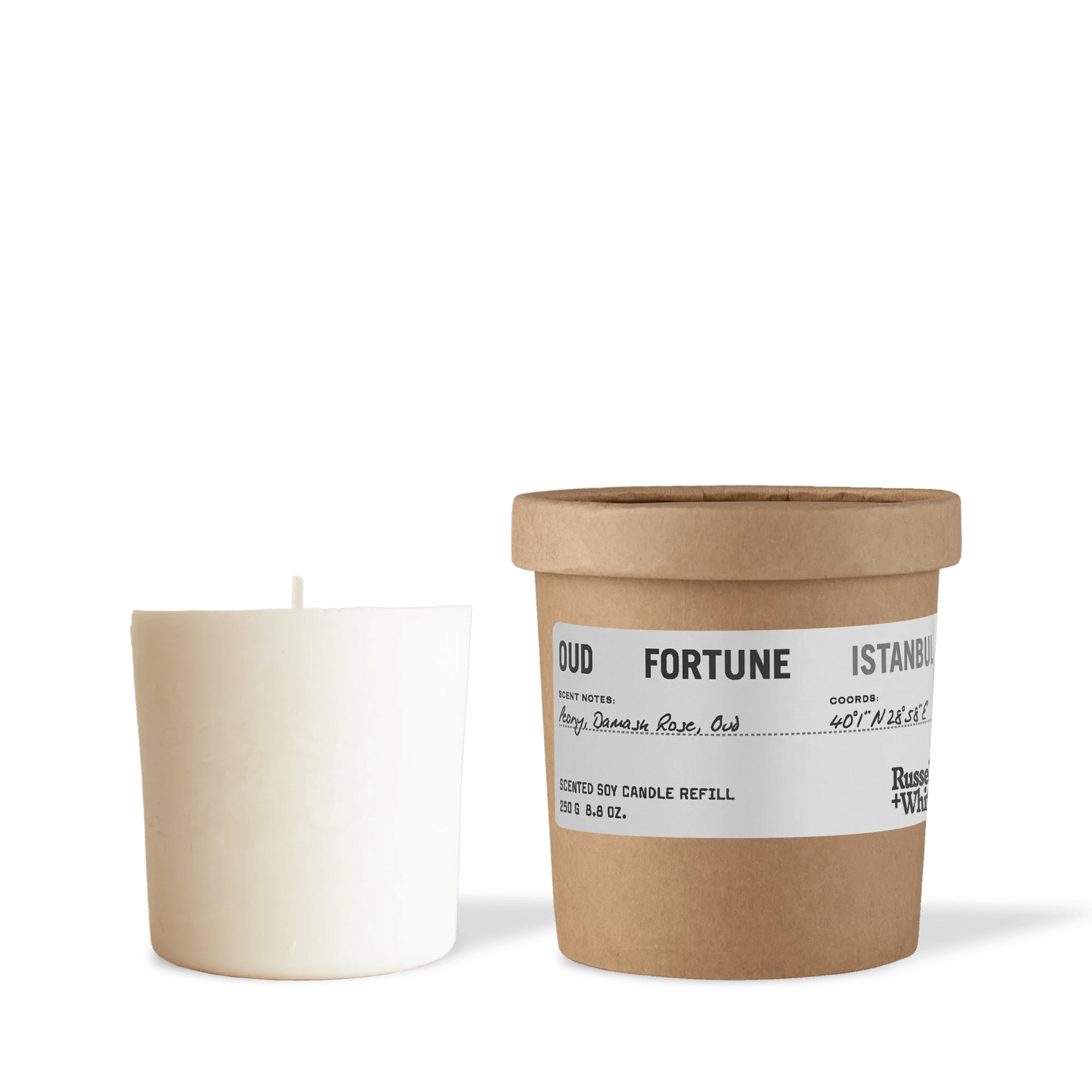 Oud Fortune Scented Candle Refill - Coal Harbour