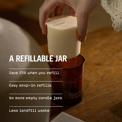 Oud Fortune Scented Candle Refill - Coal Harbour