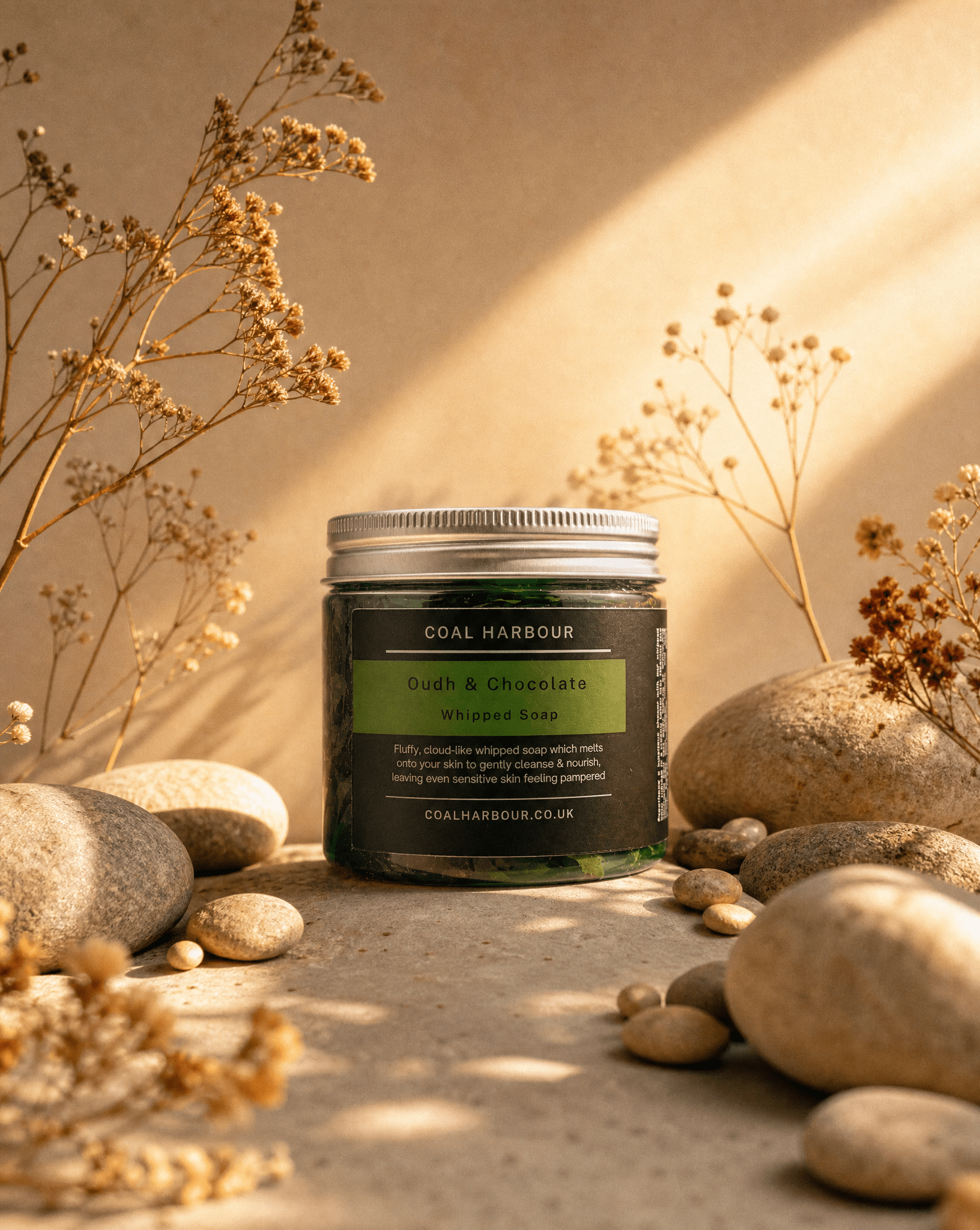 Oudh & Chocolate Whipped Soap 120g - Coal Harbour