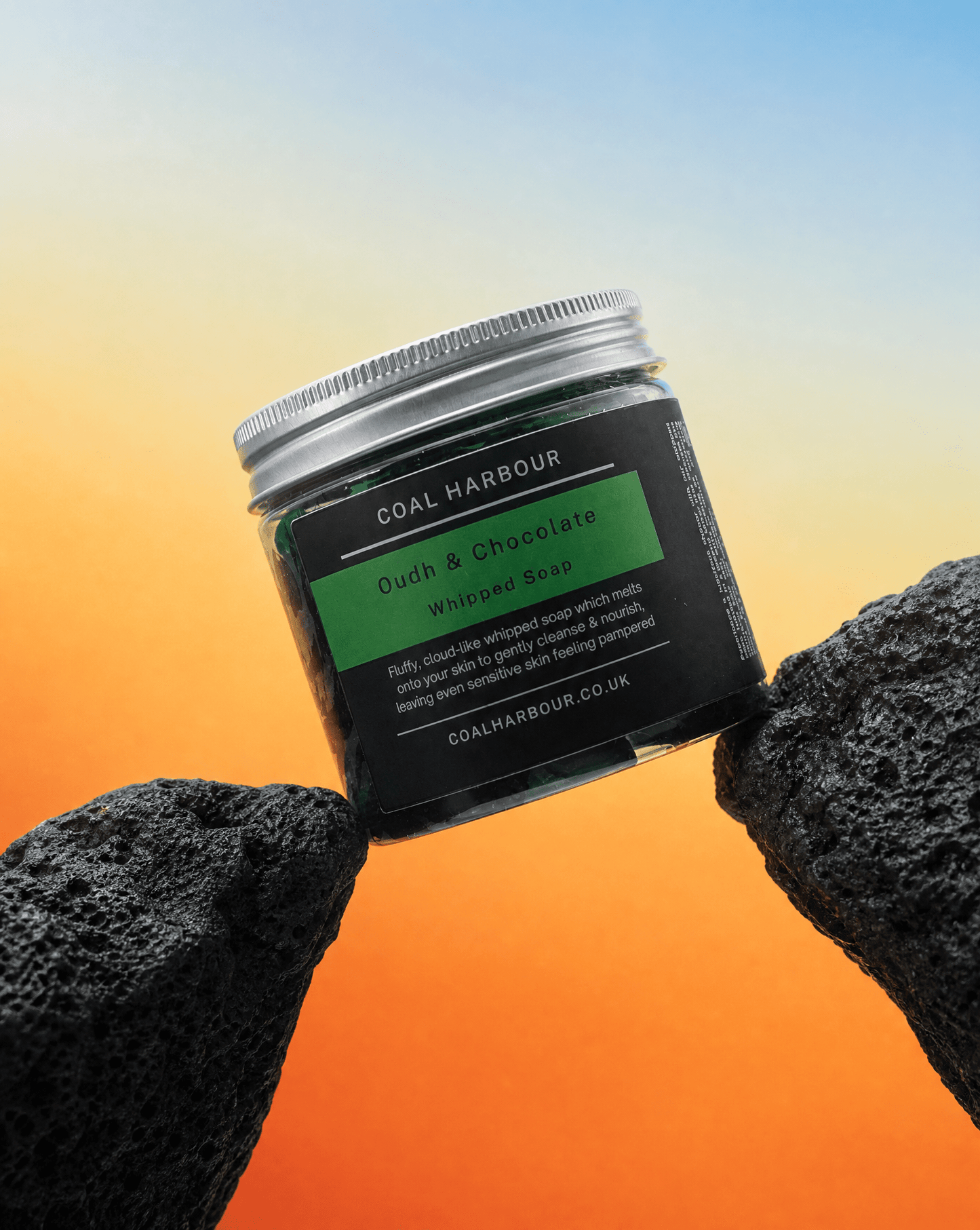 Oudh & Chocolate Whipped Soap 120g - Coal Harbour