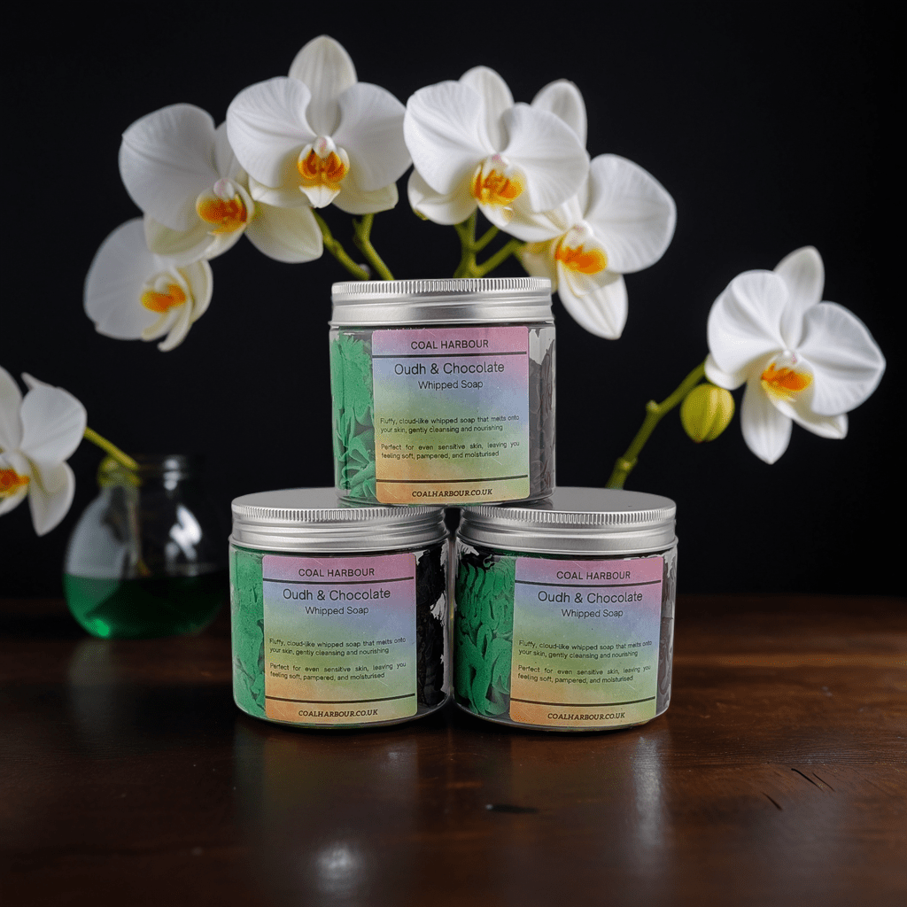 Oudh & Chocolate Whipped Soap - Coal Harbour