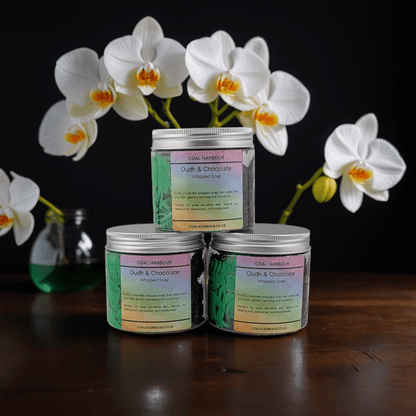 Oudh & Chocolate Whipped Soap - Coal Harbour