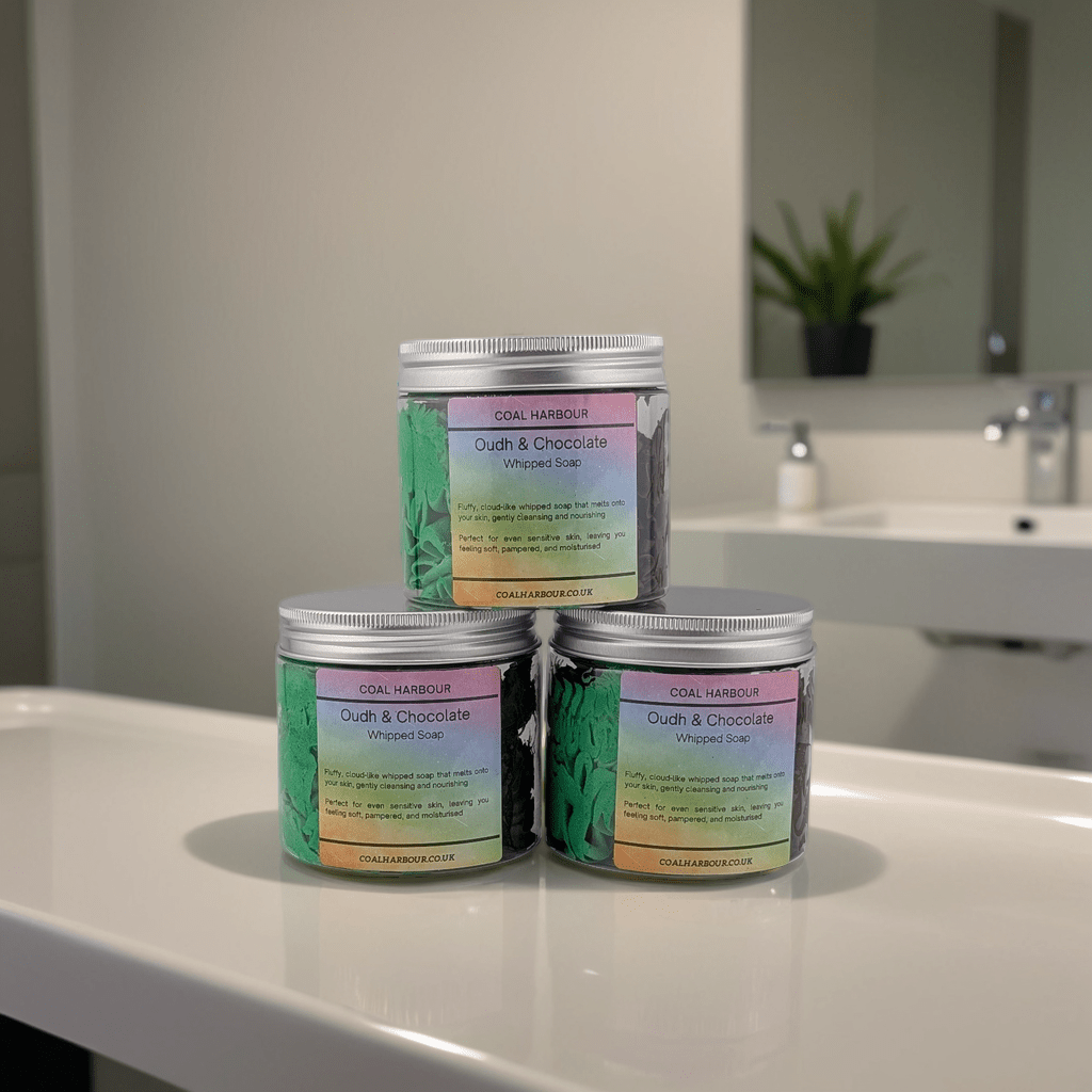 Oudh & Chocolate Whipped Soap - Coal Harbour
