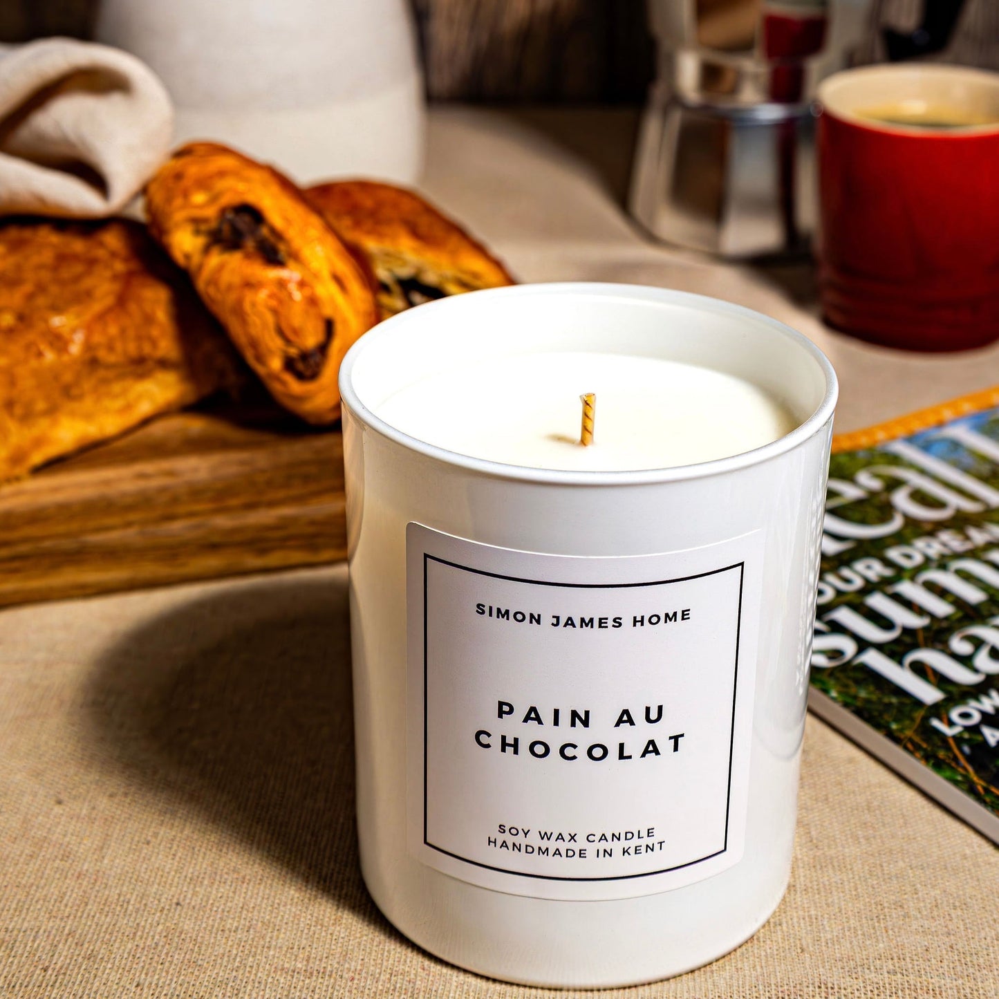 Pain au Chocolat Handmade Soy Wax Candle - Coal Harbour