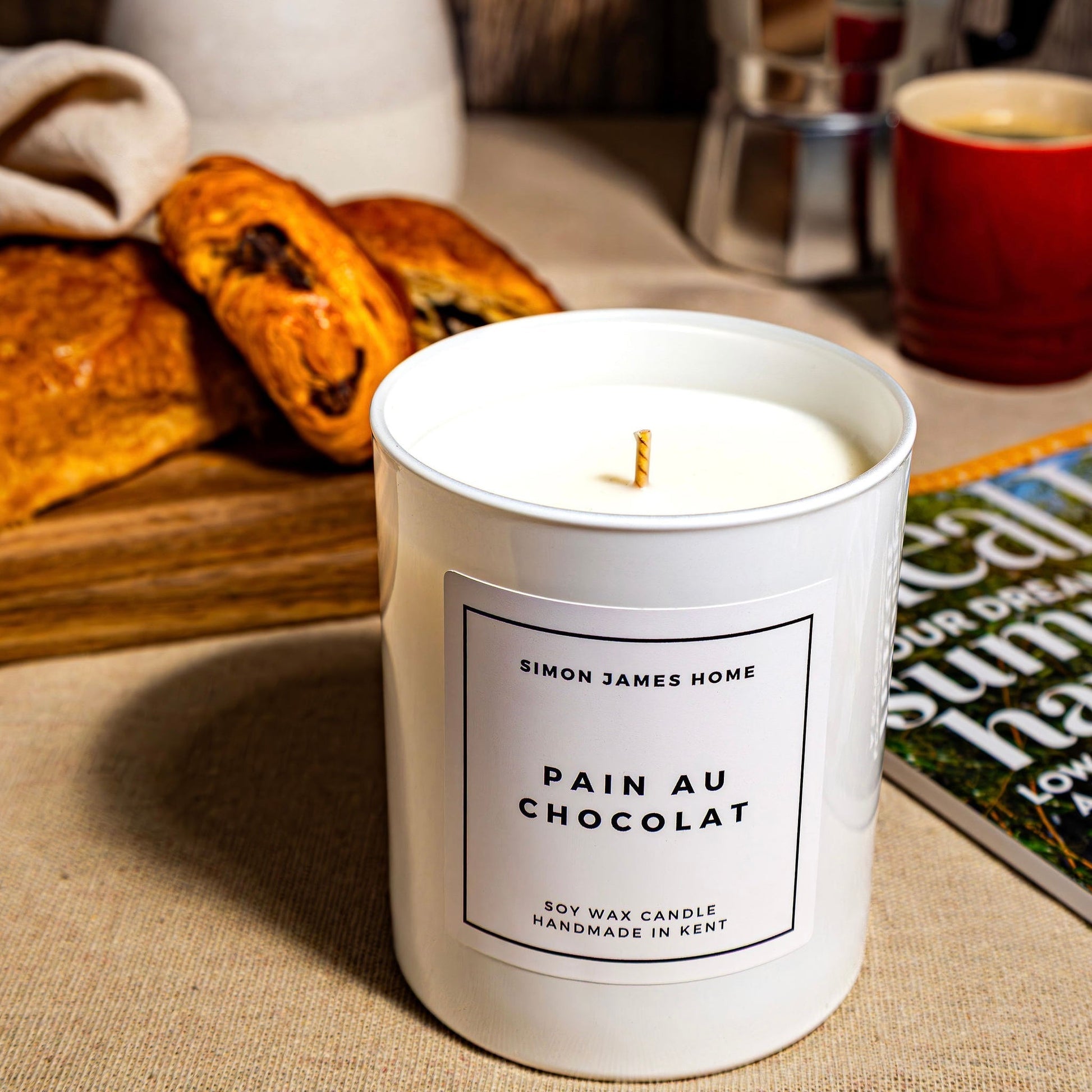Pain au Chocolat Handmade Soy Wax Candle - Coal Harbour