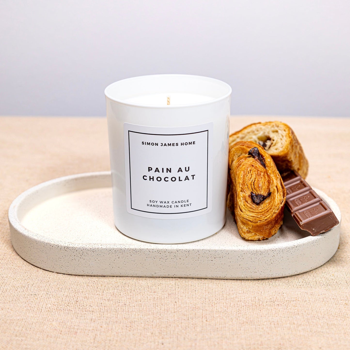 Pain au Chocolat Handmade Soy Wax Candle - Coal Harbour