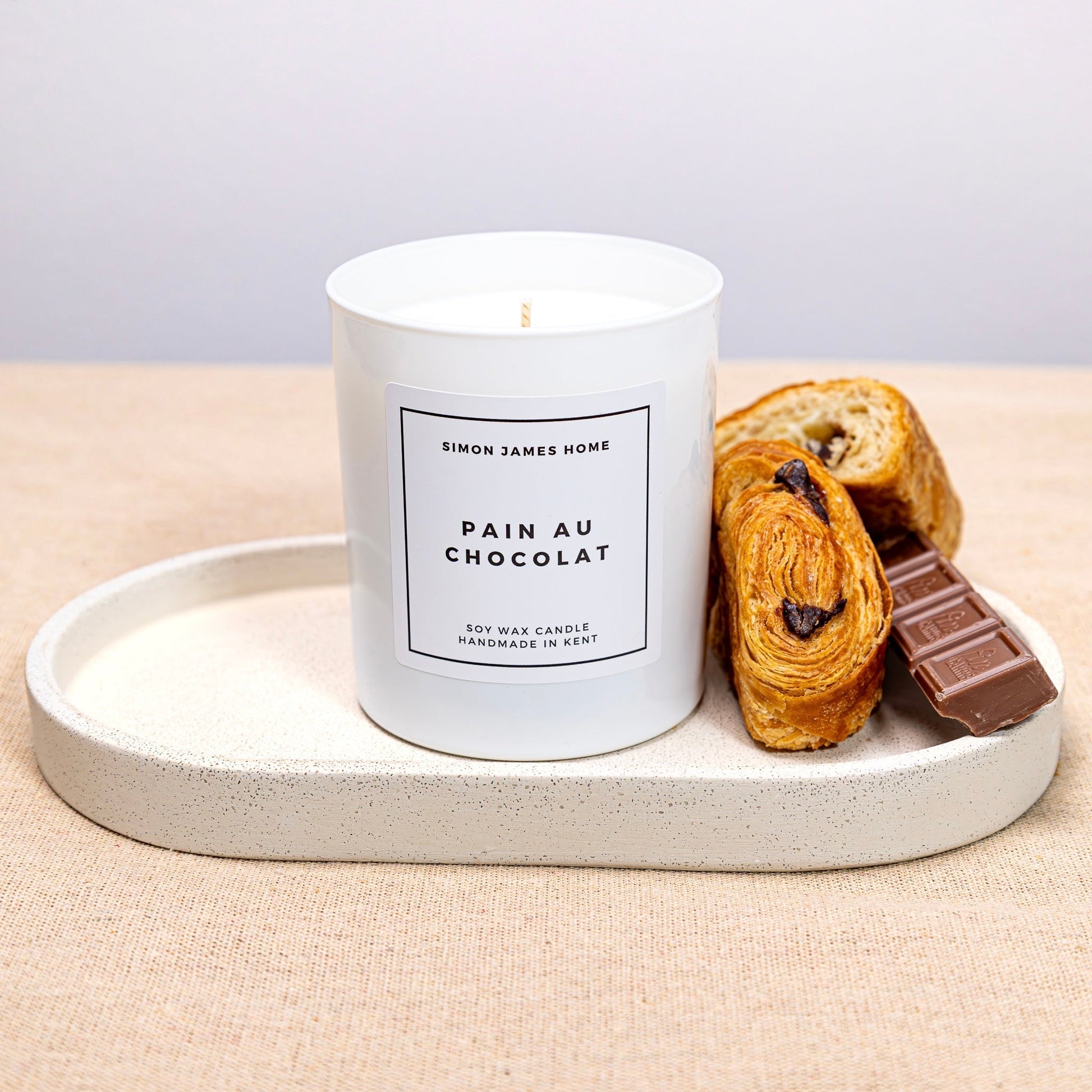 Pain au Chocolat Handmade Soy Wax Candle - Coal Harbour