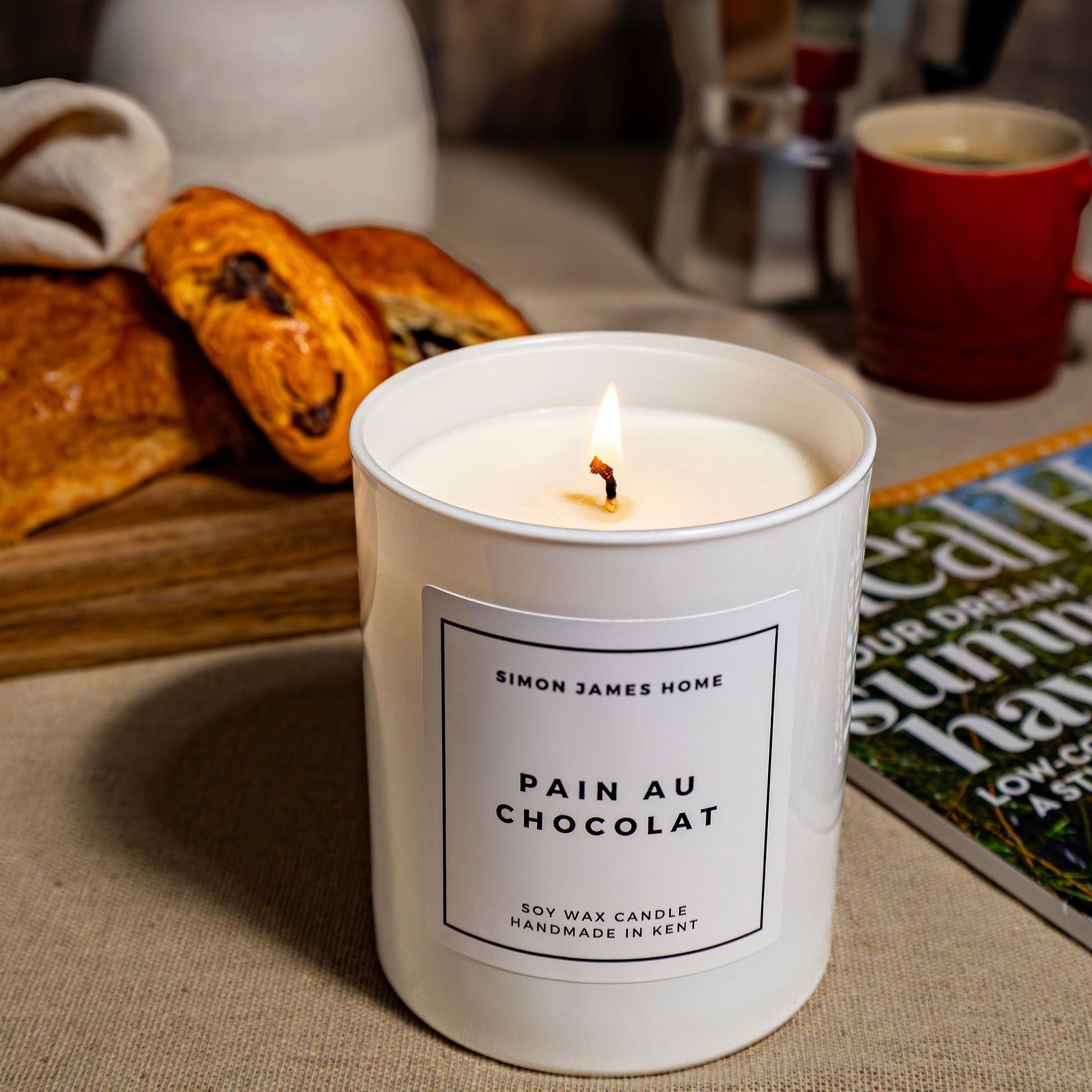 Pain au Chocolat Handmade Soy Wax Candle - Coal Harbour