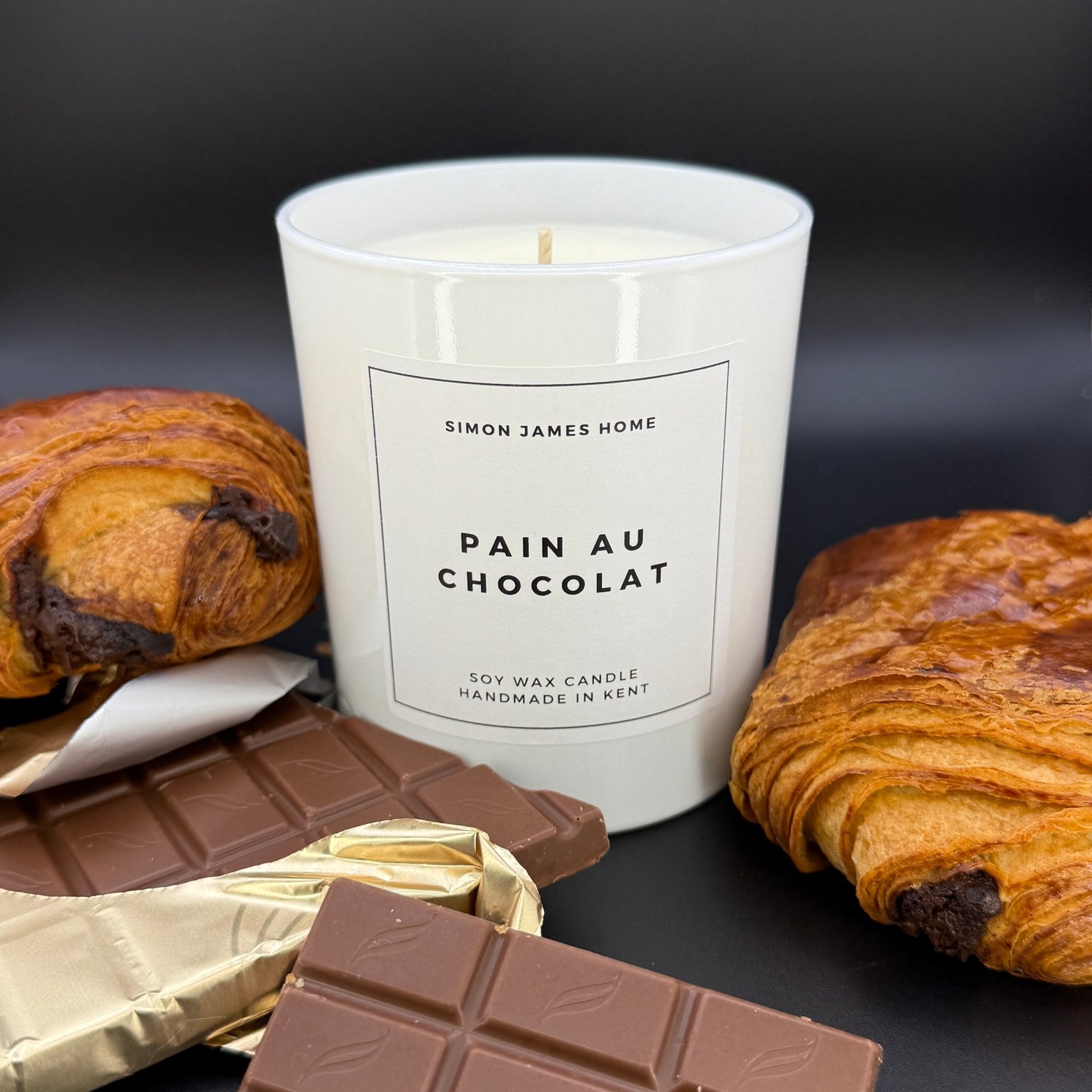 Pain au Chocolat Handmade Soy Wax Candle - Coal Harbour