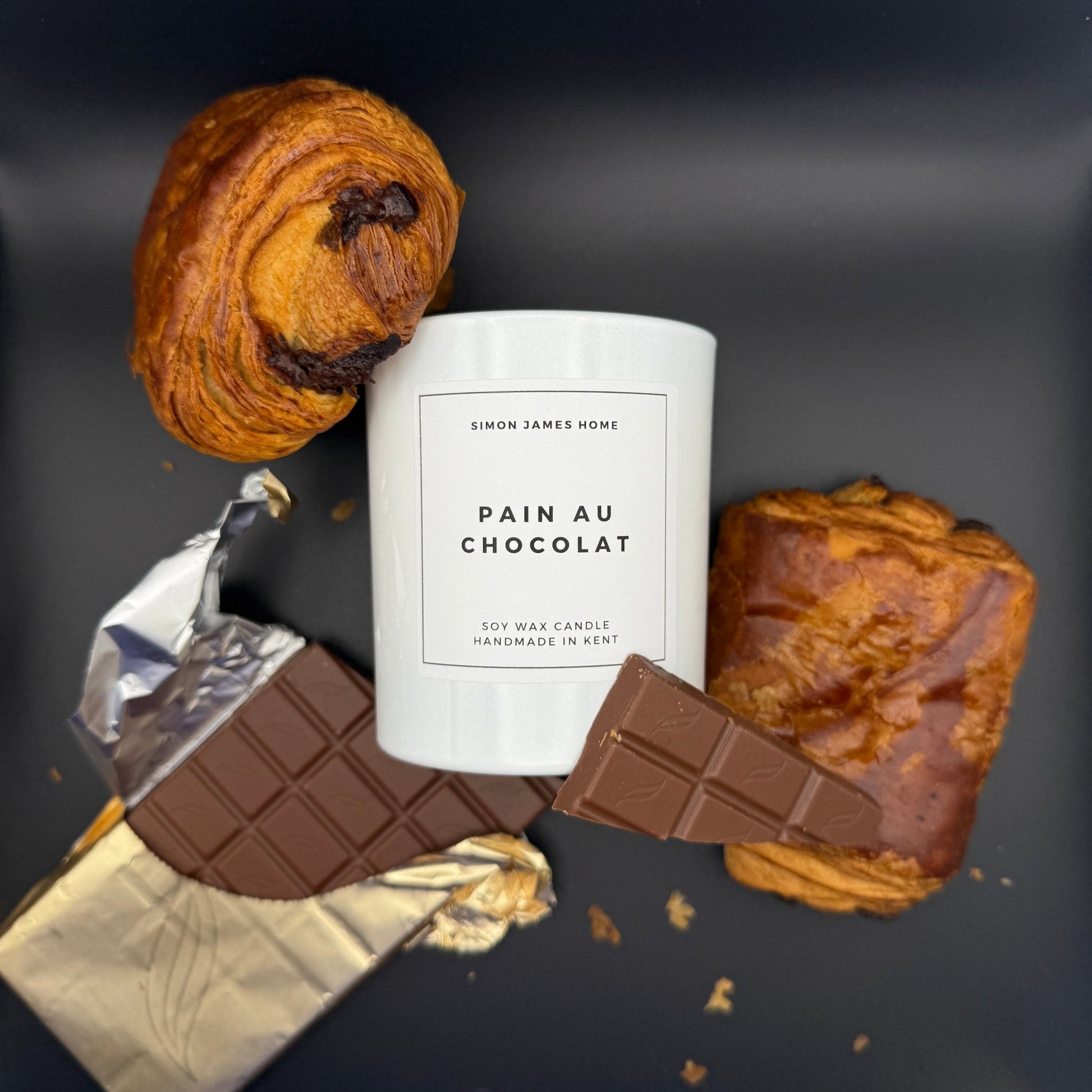 Pain au Chocolat Handmade Soy Wax Candle - Coal Harbour
