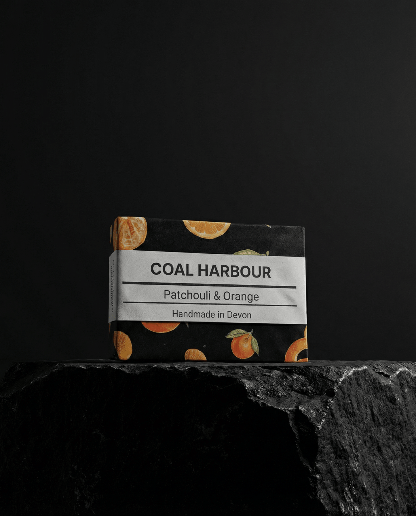Patchouli & Orange with Charcoal 100g Soap Bar - Coal Harbour