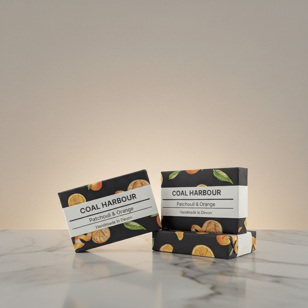 Patchouli & Orange with Charcoal 100g Soap Bar - Coal Harbour