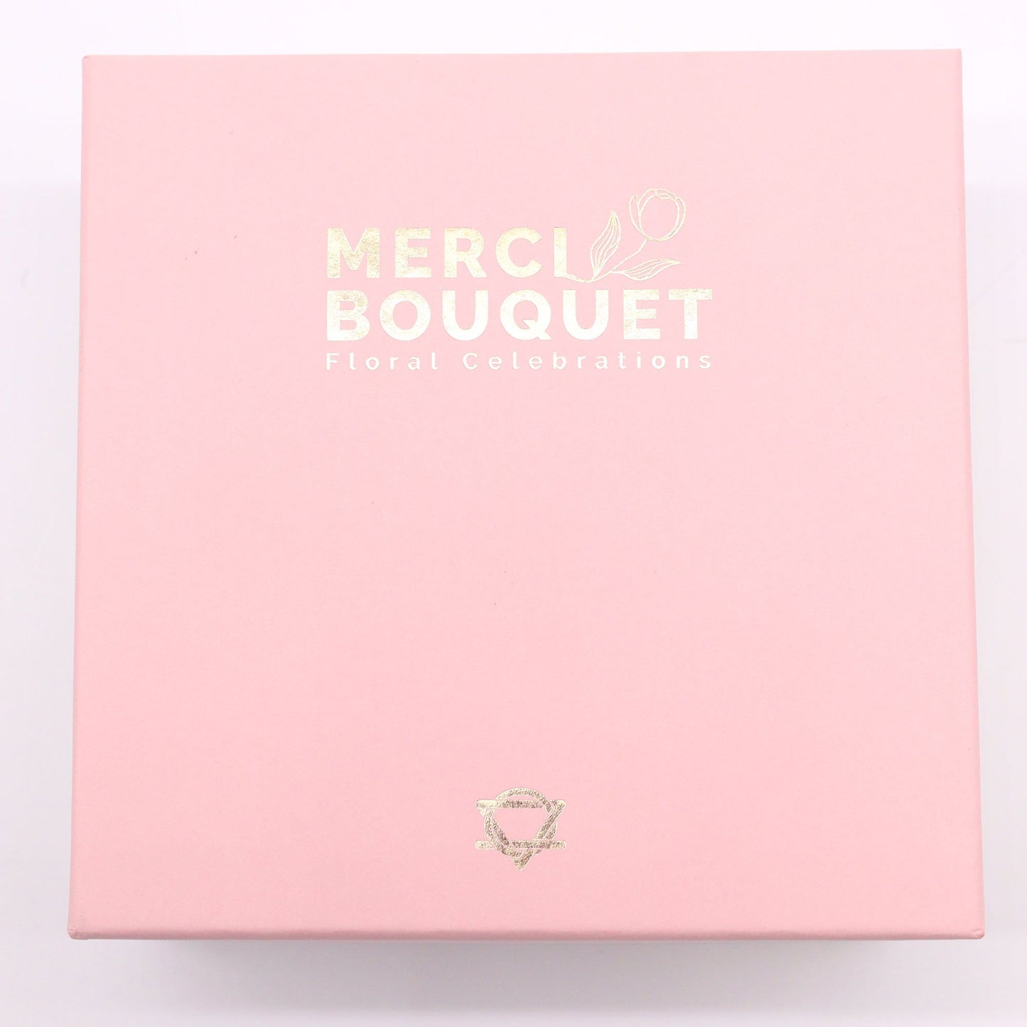 Pink Roses & Carnation Soap Flowers Square Gift Box - Coal Harbour