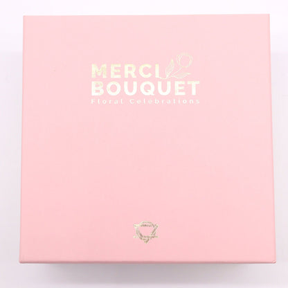 Pink Roses & Carnation Soap Flowers Square Gift Box - Coal Harbour
