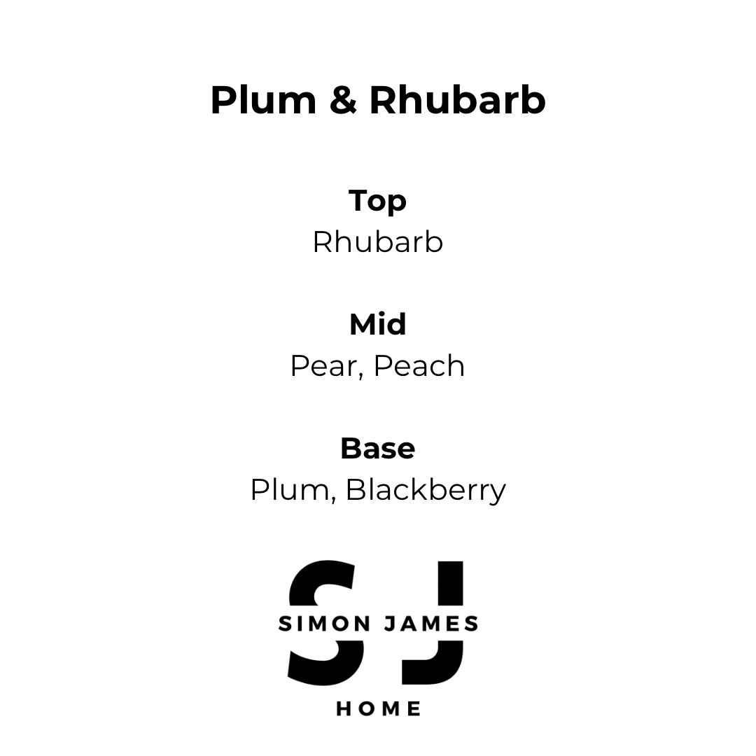 Plum & Rhubarb Handmade Soy Wax Candle - Coal Harbour
