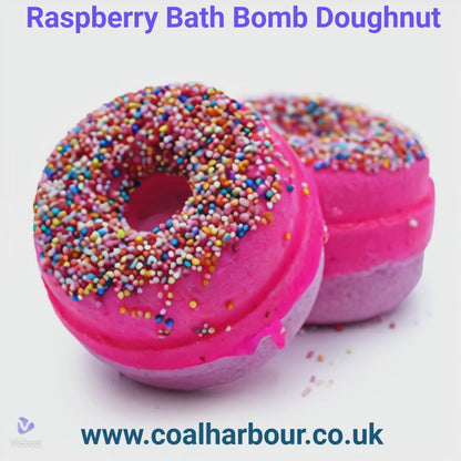 Raspberry Bath Doughnut