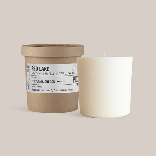 Red Lake Scented Candle Refill - Coal Harbour