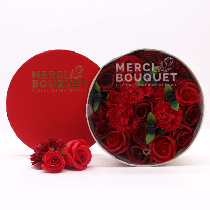 Red Roses Soap Flowers Gift Box - Coal Harbour