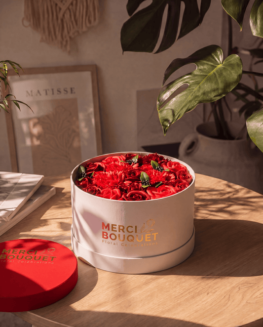 Red Roses Soap Flowers Gift Box - Coal Harbour