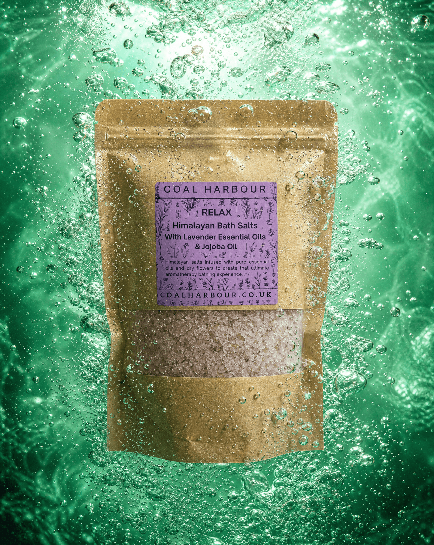 Relax: Himalayan Bath Salt Blend 500g - Coal Harbour