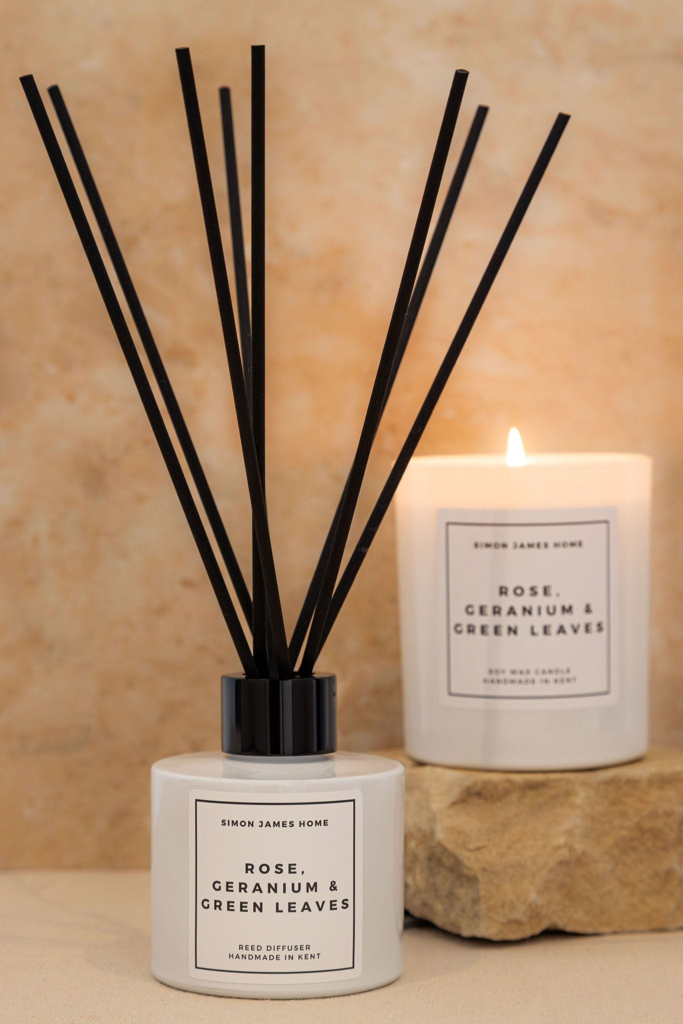 Rose, Geranium & Green Leaves Reed Diffuser - Coal Harbour