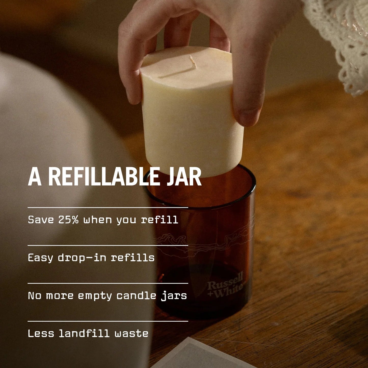 San Marco Scented Candle Refill - Coal Harbour