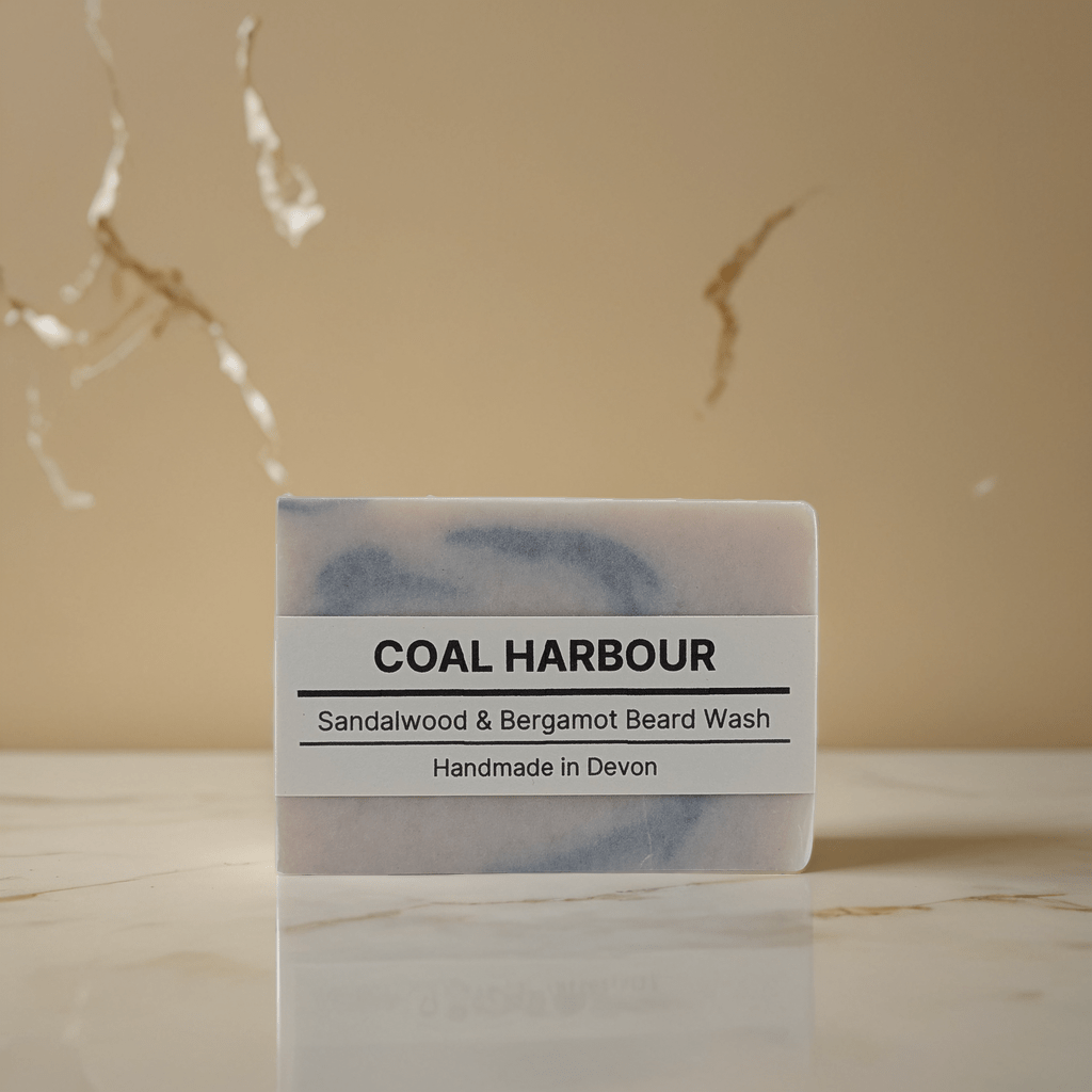 Sandalwood & Bergamot 100g Beard Wash Bar - Coal Harbour
