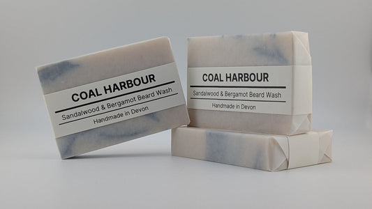 Sandalwood & Bergamot 100g Beard Wash Bar - Coal Harbour