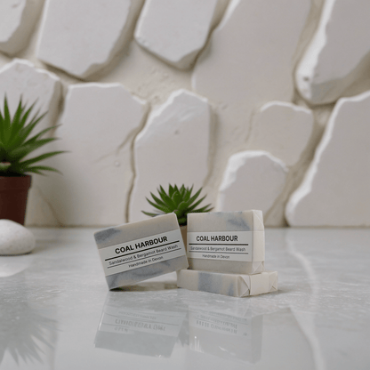 Sandalwood & Bergamot 100g Beard Wash Bar - Coal Harbour