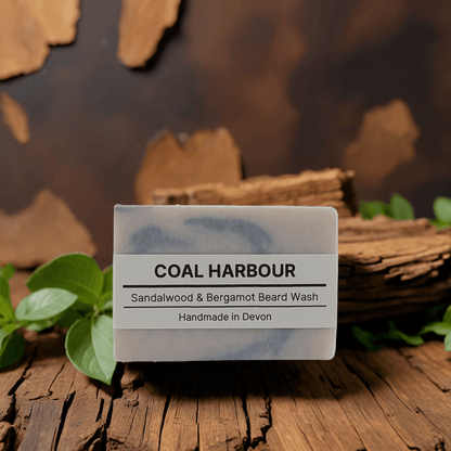 Sandalwood & Bergamot 100g Beard Wash Bar - Coal Harbour