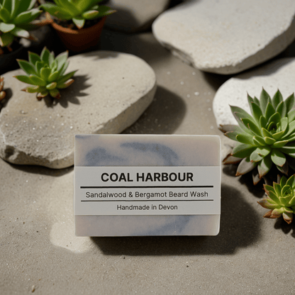 Sandalwood & Bergamot 100g Beard Wash Bar - Coal Harbour