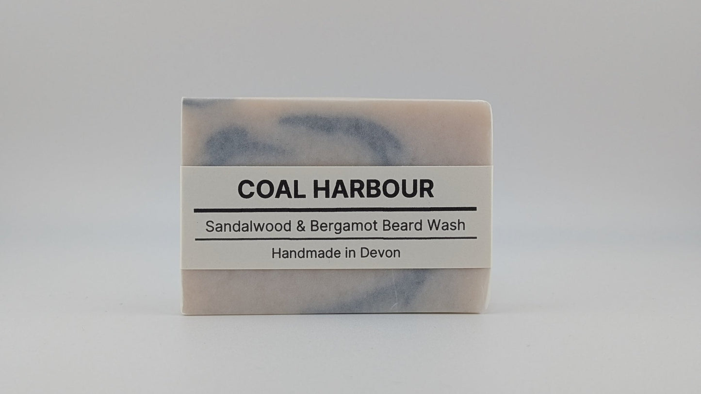 Sandalwood & Bergamot 100g Beard Wash Bar - Coal Harbour