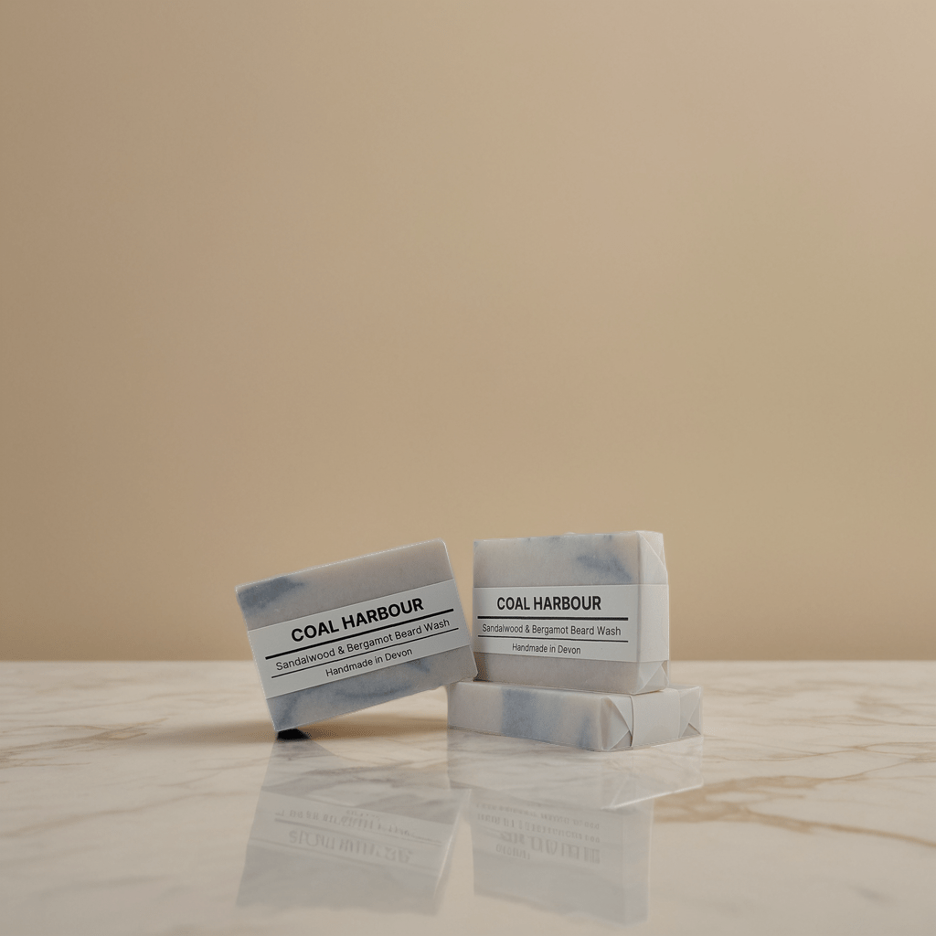 Sandalwood & Bergamot 100g Beard Wash Bar - Coal Harbour
