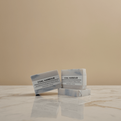Sandalwood & Bergamot 100g Beard Wash Bar - Coal Harbour