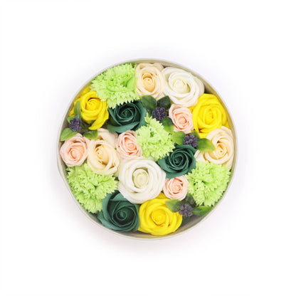 Spring Roses & Carnation Soap Flowers Gift Box