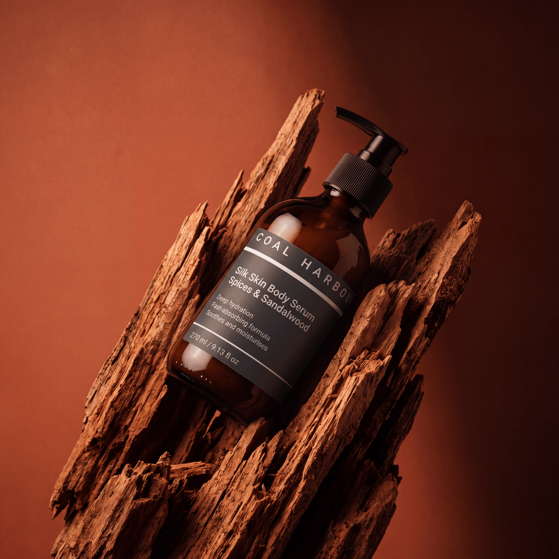 Silk Skin Body Serum - Spices & Sandalwood 270ml - Coal Harbour