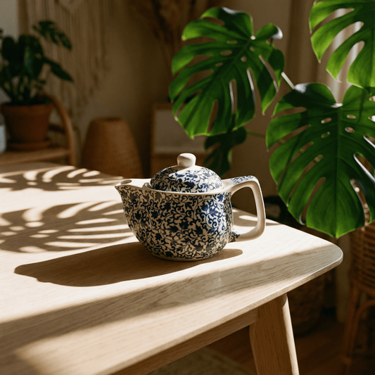 Small Herbal Teapot - Blue Pattern - Coal Harbour