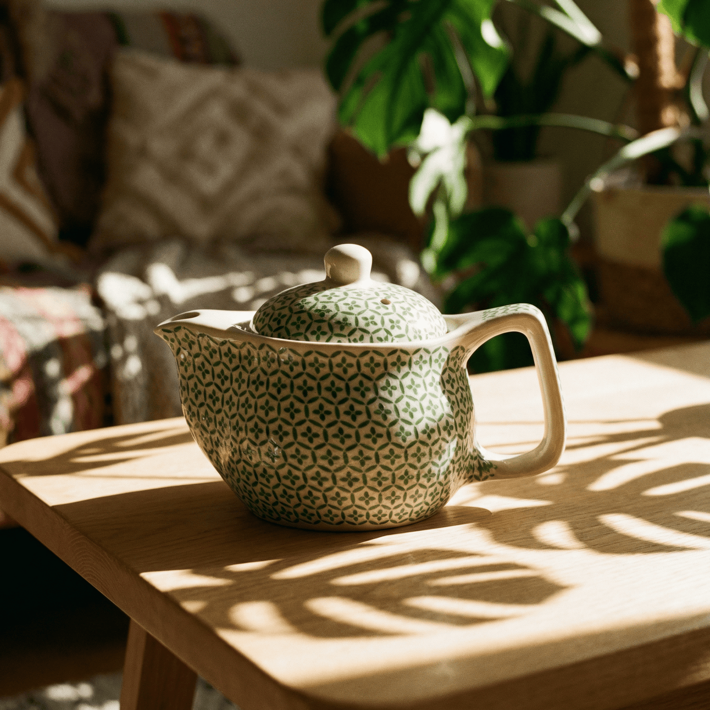 Small Herbal Teapot - Green Mosaic - Coal Harbour
