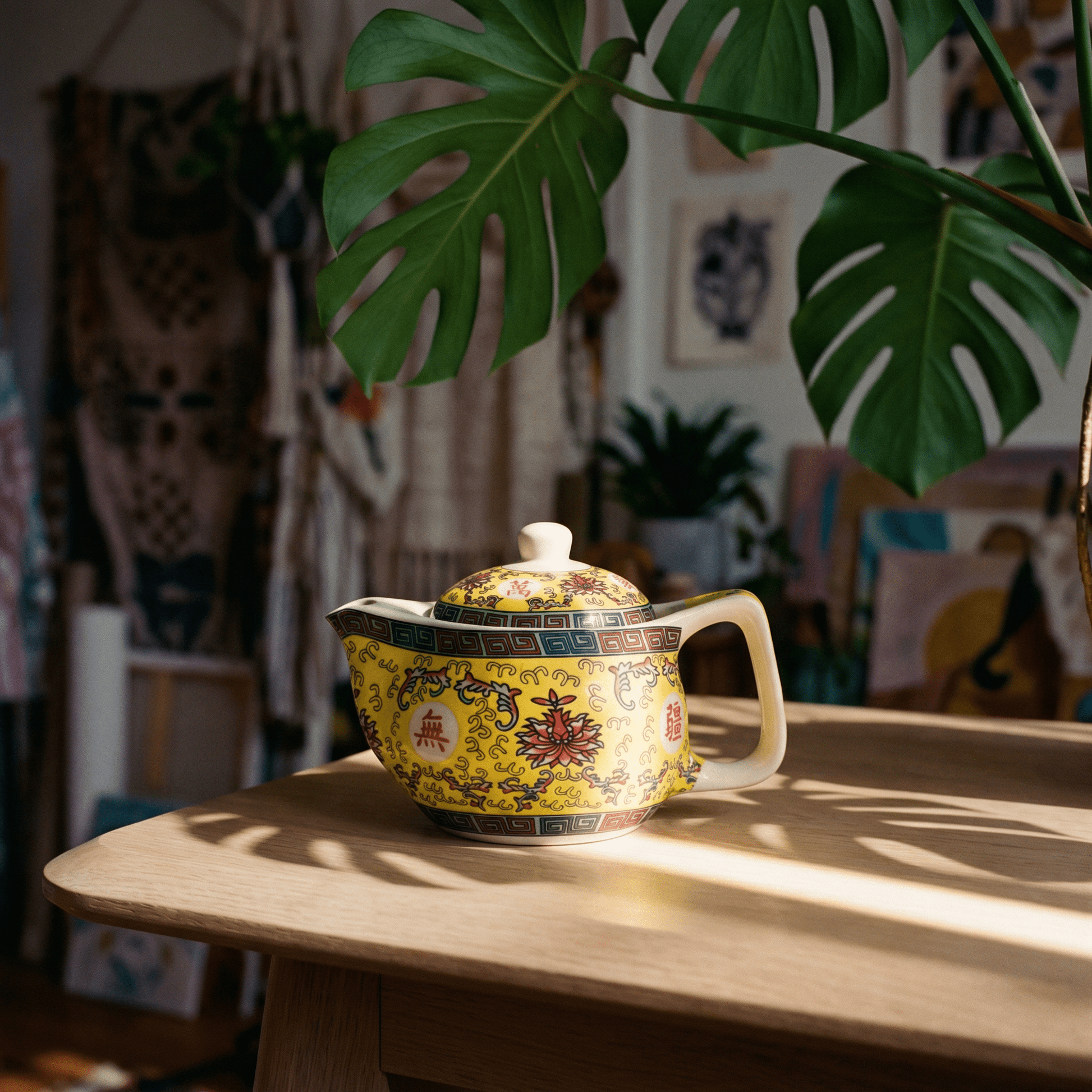 Small Herbal Teapot - Long Life Oriental - Coal Harbour