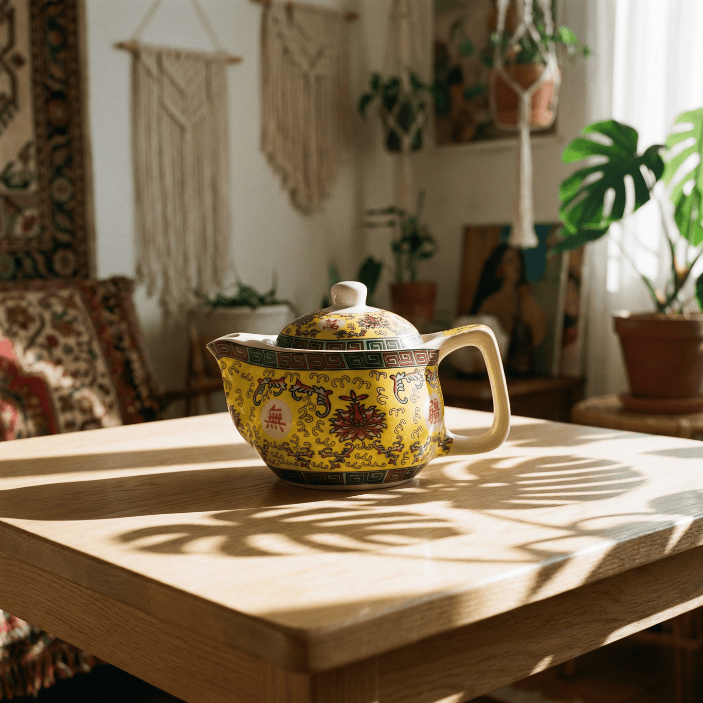 Small Herbal Teapot - Long Life Oriental - Coal Harbour