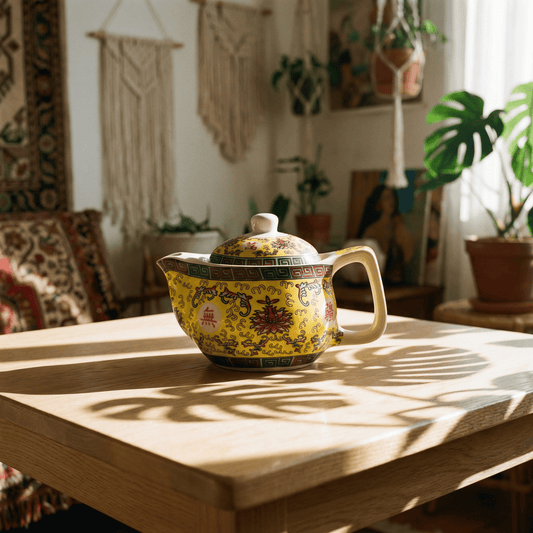 Small Herbal Teapot - Long Life Oriental - Coal Harbour