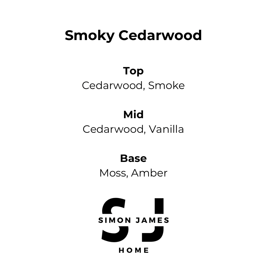 Smoky Cedarwood Handmade Soy Wax Candle - Coal Harbour