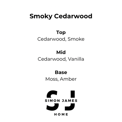 Smoky Cedarwood Handmade Soy Wax Candle - Coal Harbour