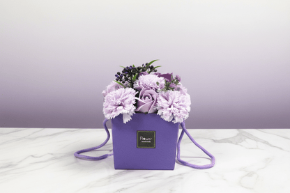 Soap Flower Bouquet of Lavender Roses & Carnations - Coal Harbour