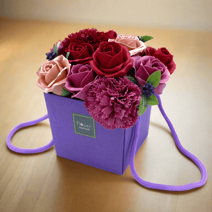 Soap Flower Bouquet of Purple Flower Garden - Coal Harbour