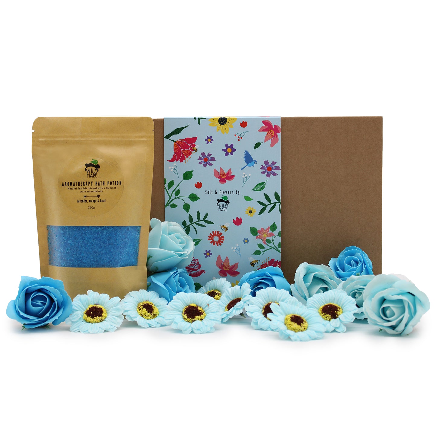 Wild Hare Bath Salt & Soap Flowers Sets - Total Unwind