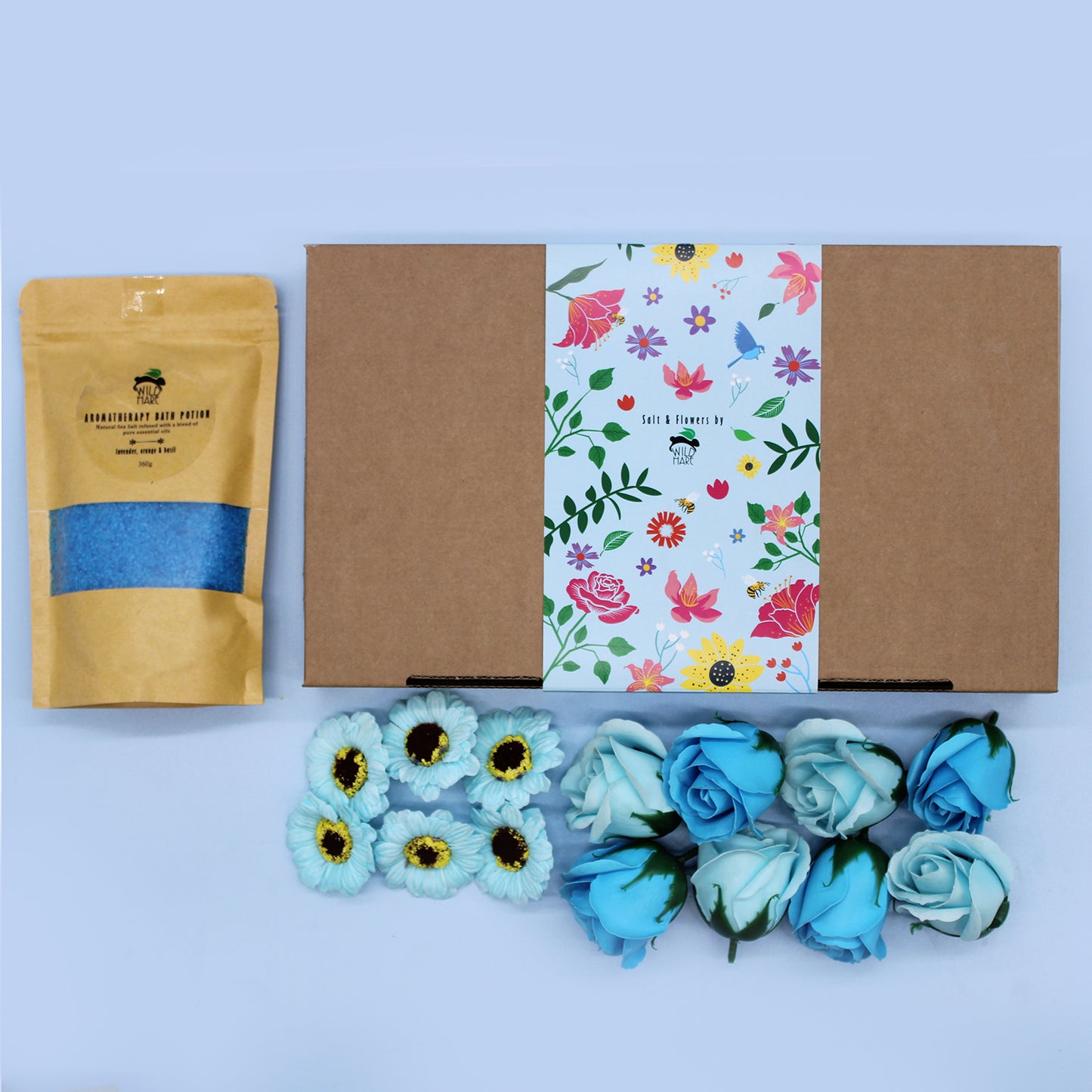 Wild Hare Bath Salt & Soap Flowers Sets - Total Unwind