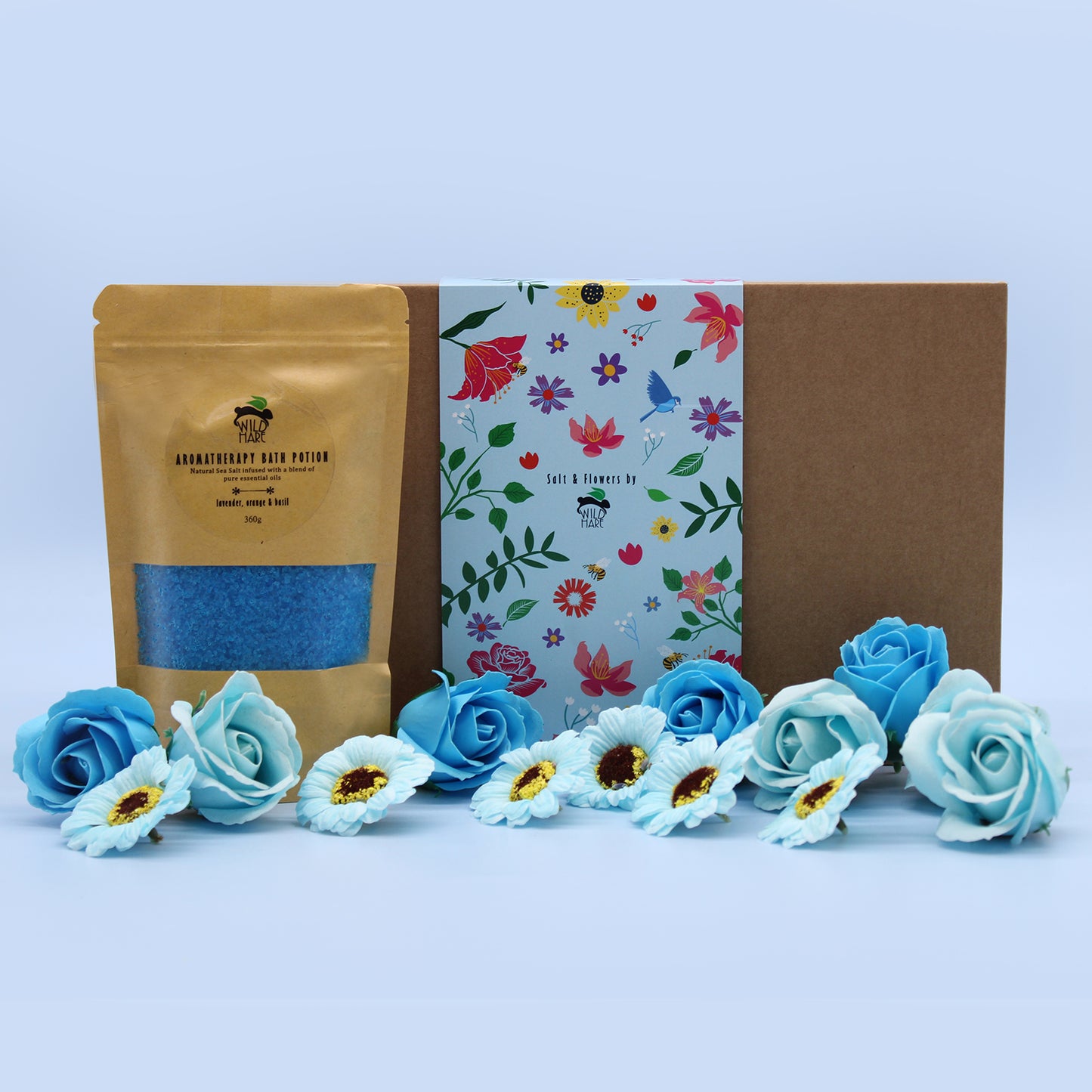 Wild Hare Bath Salt & Soap Flowers Sets - Total Unwind