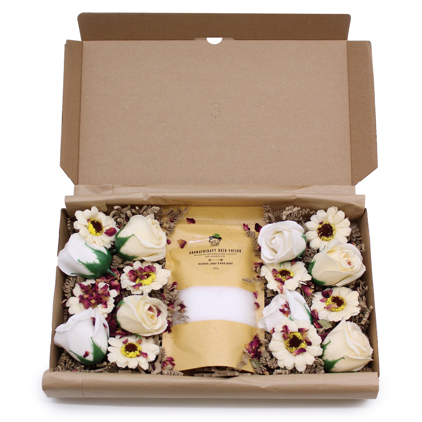 Wild Hare Bath Salt & Soap Flowers Sets - Cold & Flu