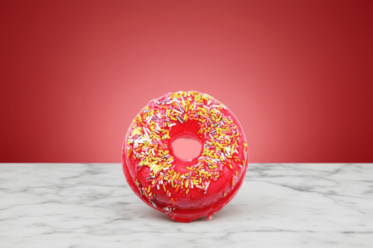 Strawberry & Banana Bath Doughnut - Coal Harbour